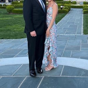 Ahamani gown in meadow floral XS